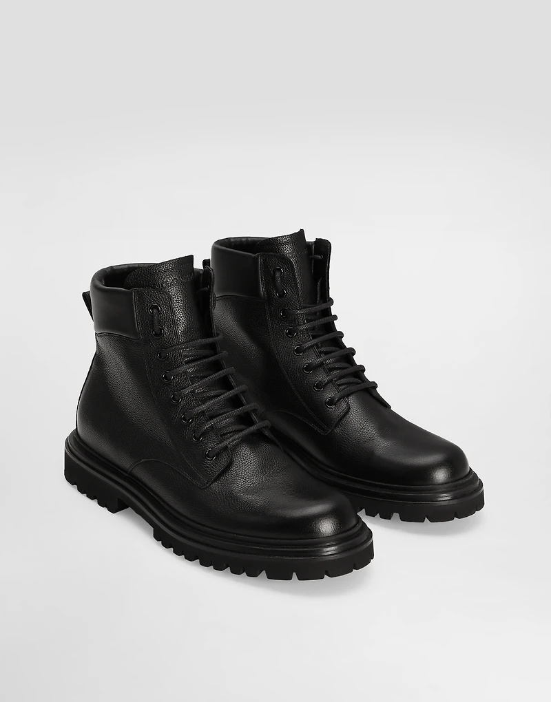 Calfskin ankle boots