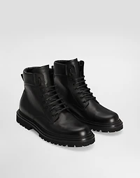 Calfskin ankle boots