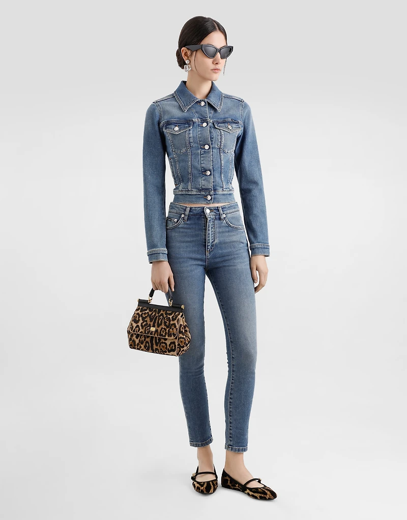 Skinny denim jeans
