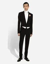 Single-breasted tuxedo suit