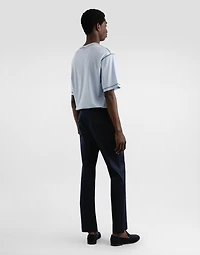 Cotton gabardine cargo trousers