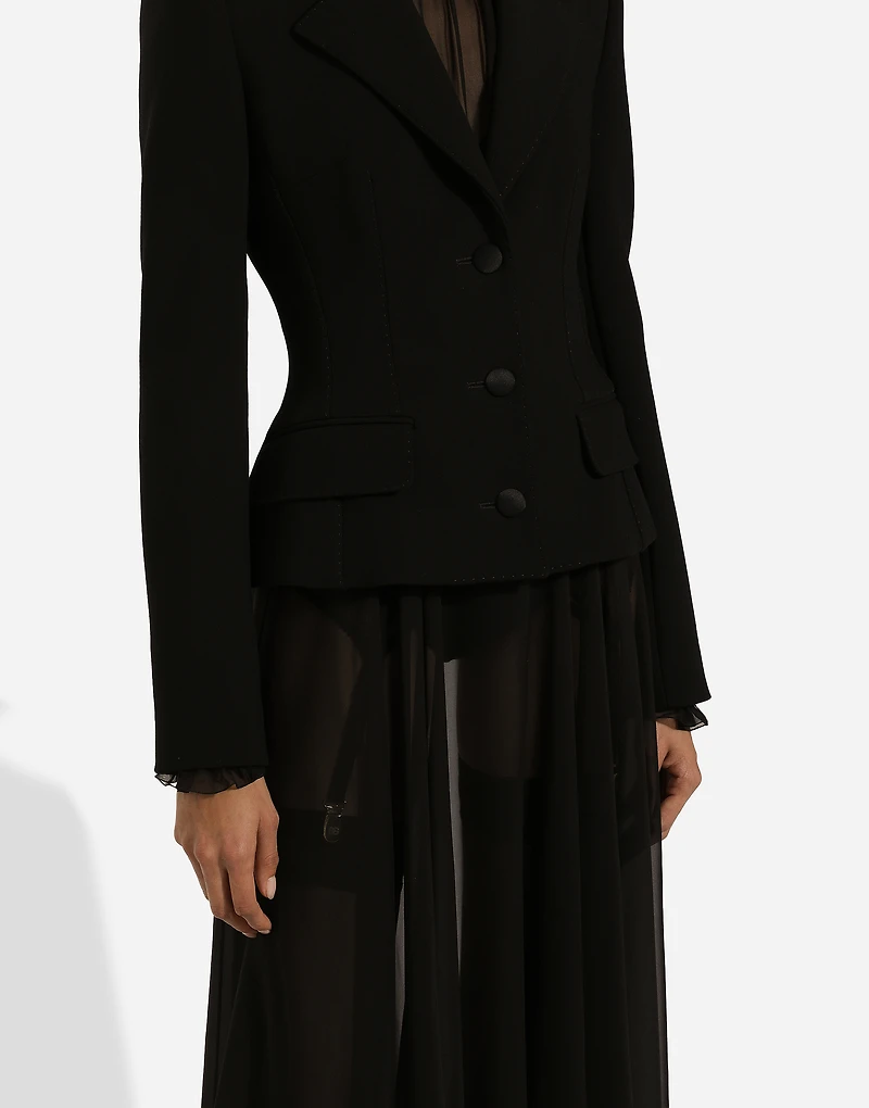 Single-breasted wool Dolce jacket