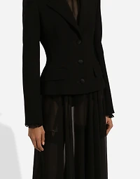 Single-breasted wool Dolce jacket