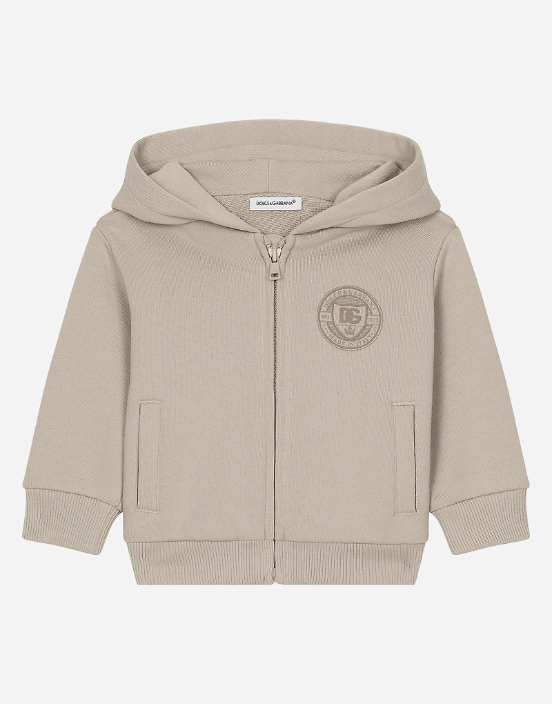 Jersey hoodie with DG logo
