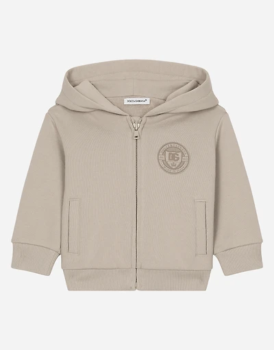 Jersey hoodie with DG logo
