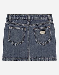 5-pocket denim miniskirt