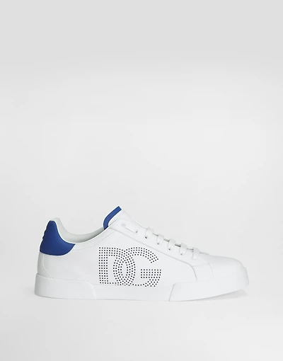 Printed calfskin nappa Strobel Portofino Light sneakers