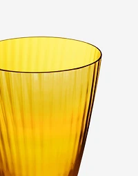 Hand-Blown Murano White Wine Glass