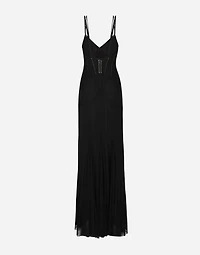 Long tulle dress