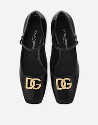 Polished calfskin Mary Janes