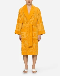 Bath Robe Terry Cotton Jacquard