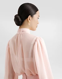 Silk georgette top