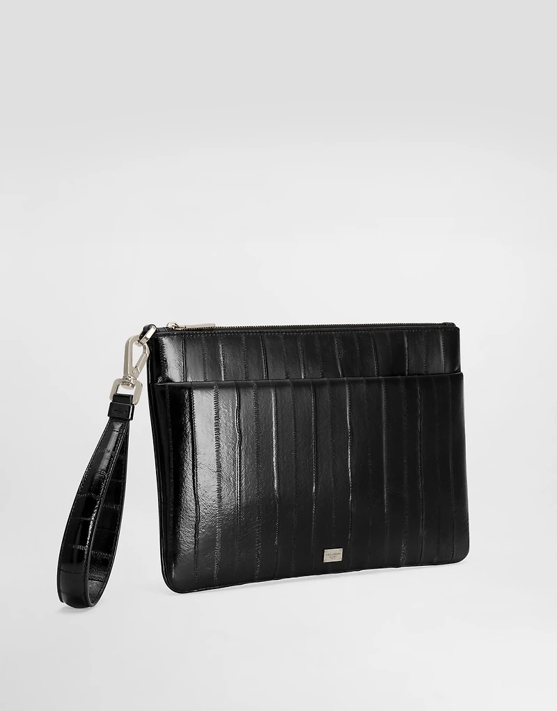 Eel skin necessaire