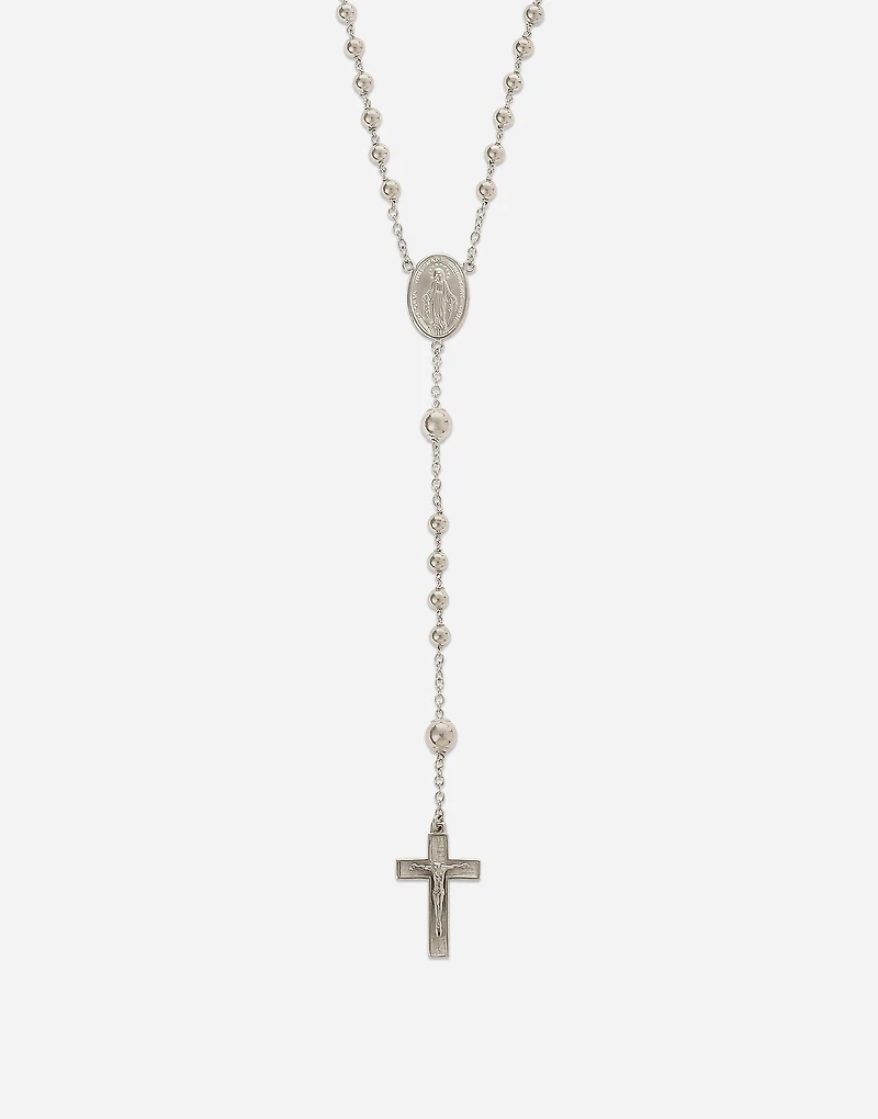 Sicily Rosary Necklace
 18-carat white gold