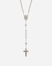  Sicily Rosary Necklace
 18-carat white gold