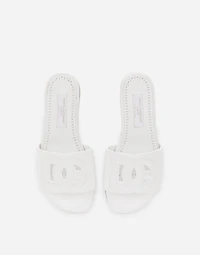 Flat calfskin slippers