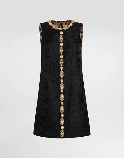 Brocade peony dres