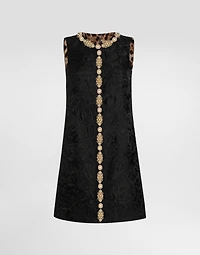 Brocade peony dres