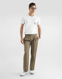 Cotton t-shirt with embroidery