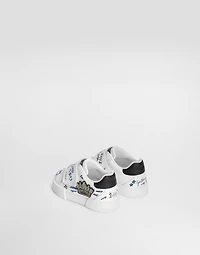 Printed lambskin Portofino Light sneakers