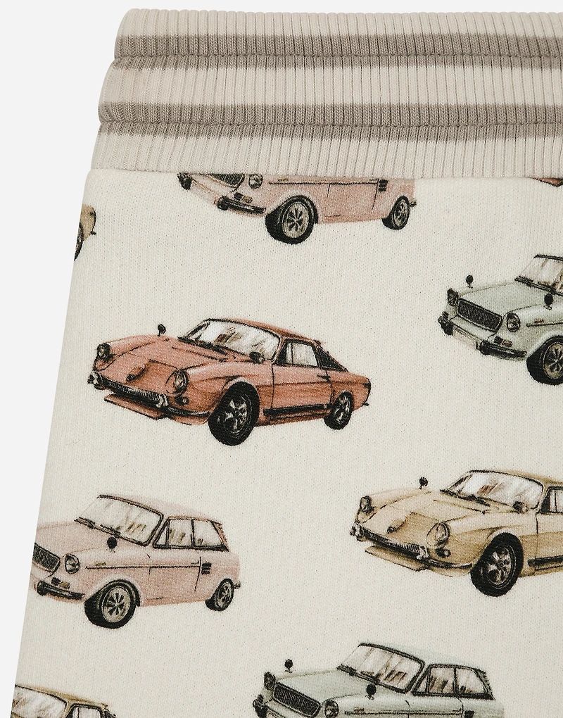 Jersey shorts with print