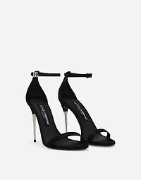 Satin sandals