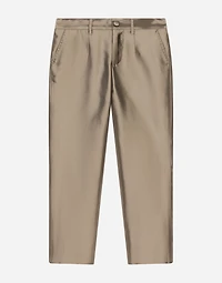 Classic mikado silk pants