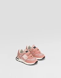 Mesh and split leather DG Running sneakers