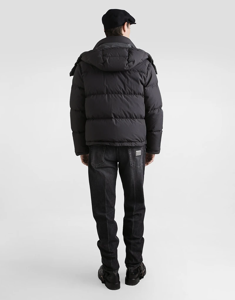 Padded and quilted jacket
