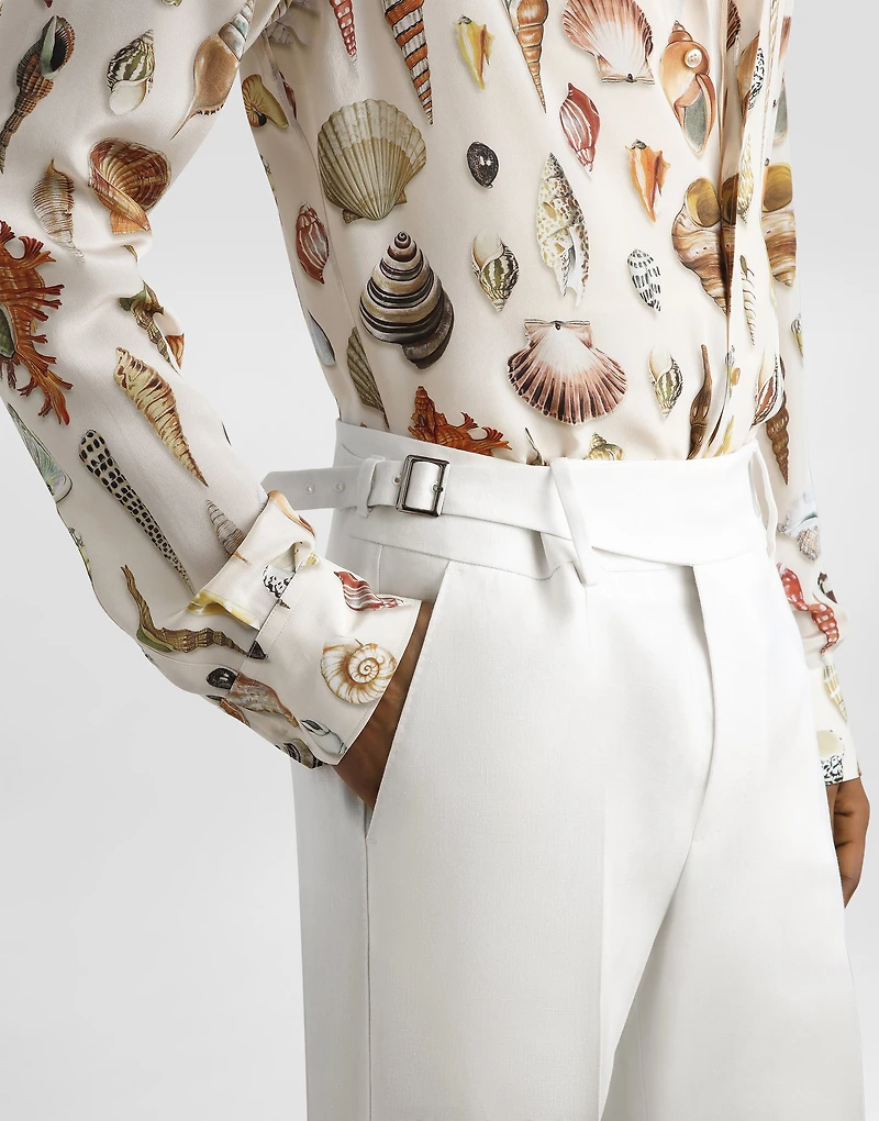 Classic linen trousers