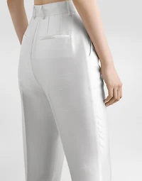 Silk trousers