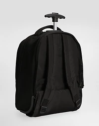 Printed nylon trolley backpack