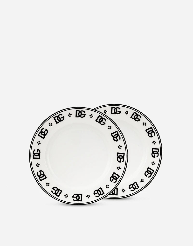Set 2 Porcelain Bread Plates