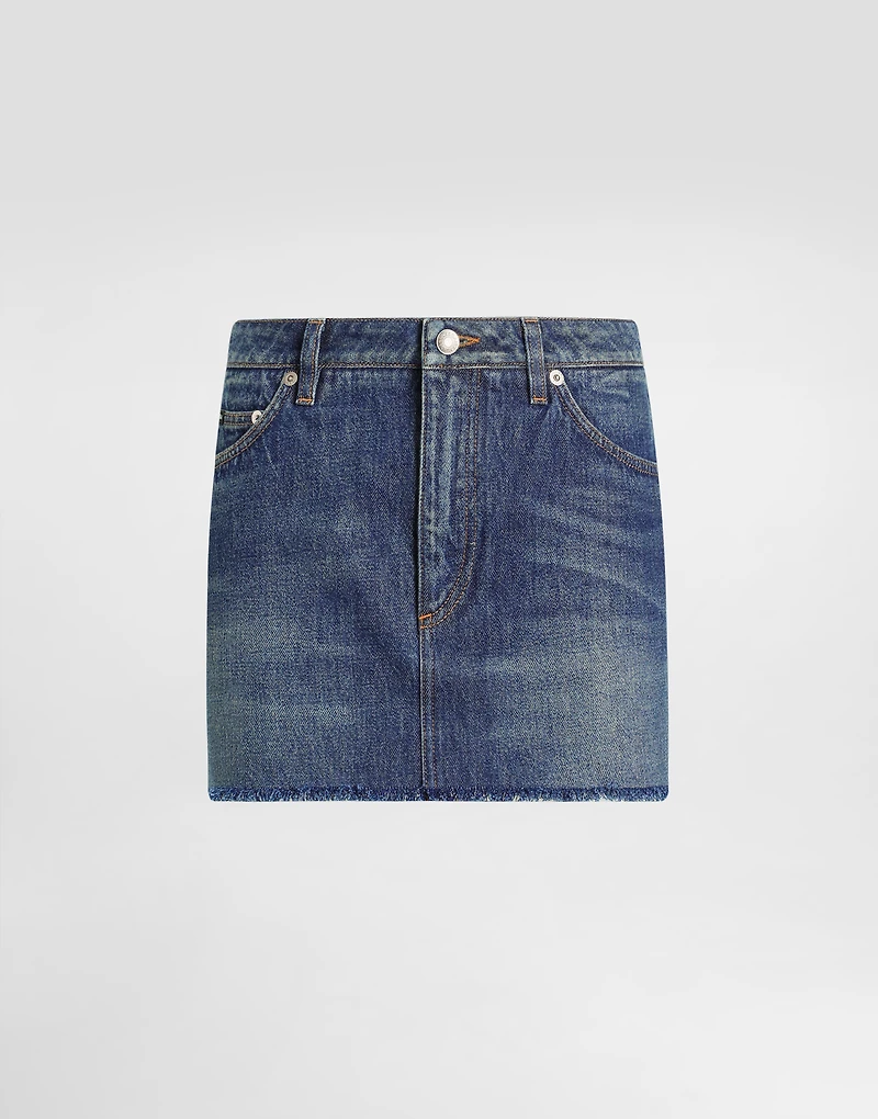 Denim miniskirt