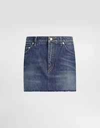 Denim miniskirt