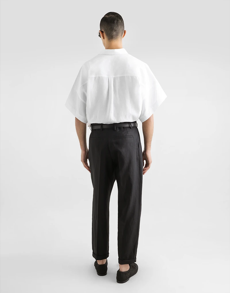 Linen fabric pants