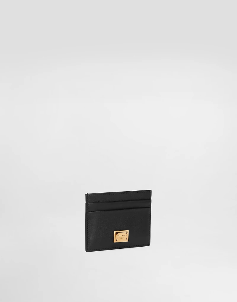 Plongé calfskin card holder