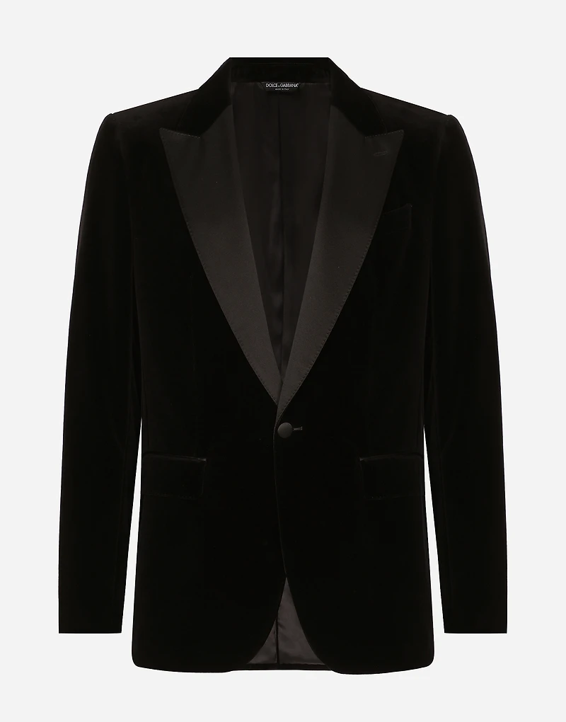 Velvet tuxedo jacket