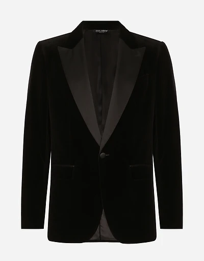 Velvet tuxedo jacket