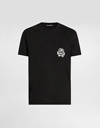 Cotton t-shirt with embroidery