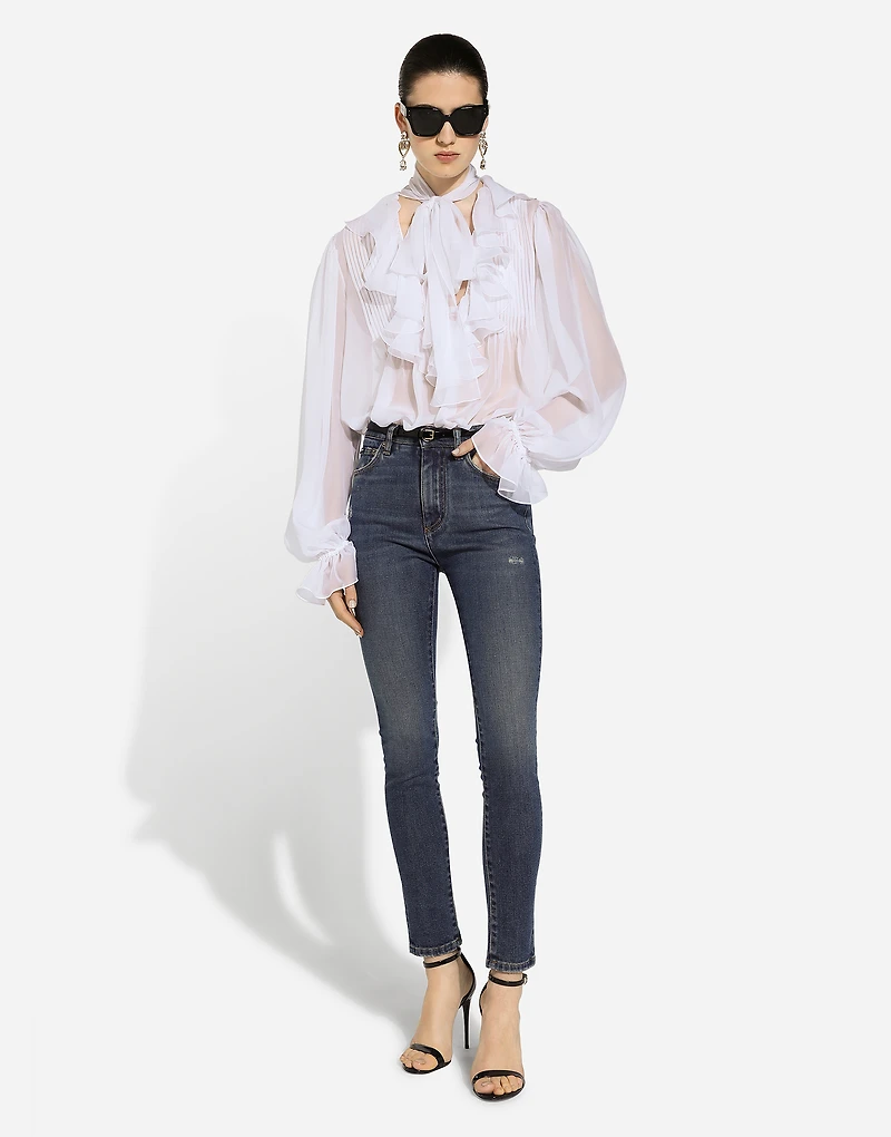 Skinny cotton denim Audrey jeans