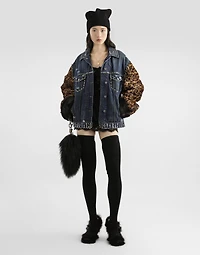 Oversized denim jacket