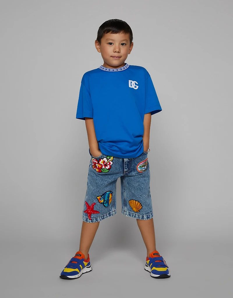 Jersey T-shirt with DG logo