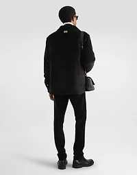Fine-wale corduroy shirt