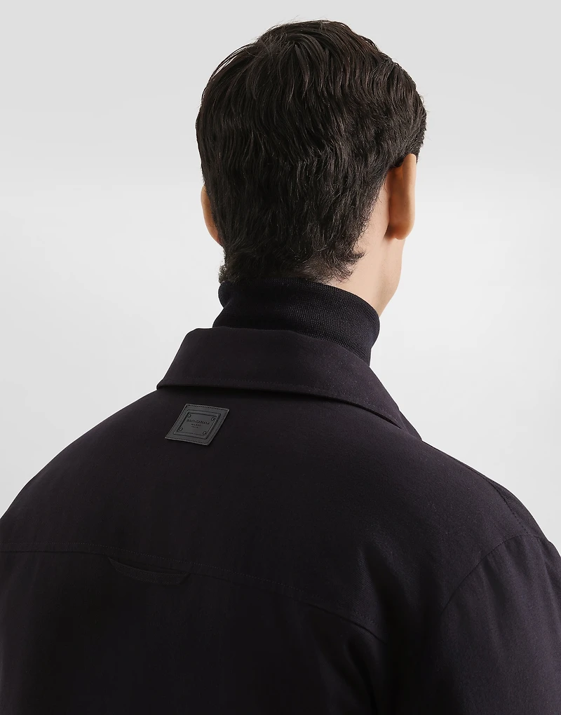 Reversible shirt jacket