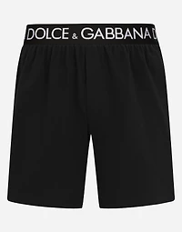Two-way stretch cotton boxer shorts