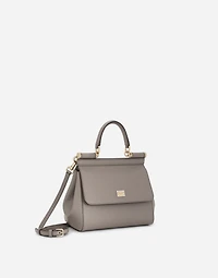 Medium Sicily handbag in Dauphine leather