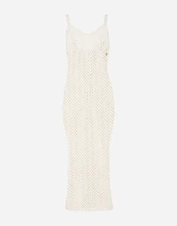 Crochet slip dress