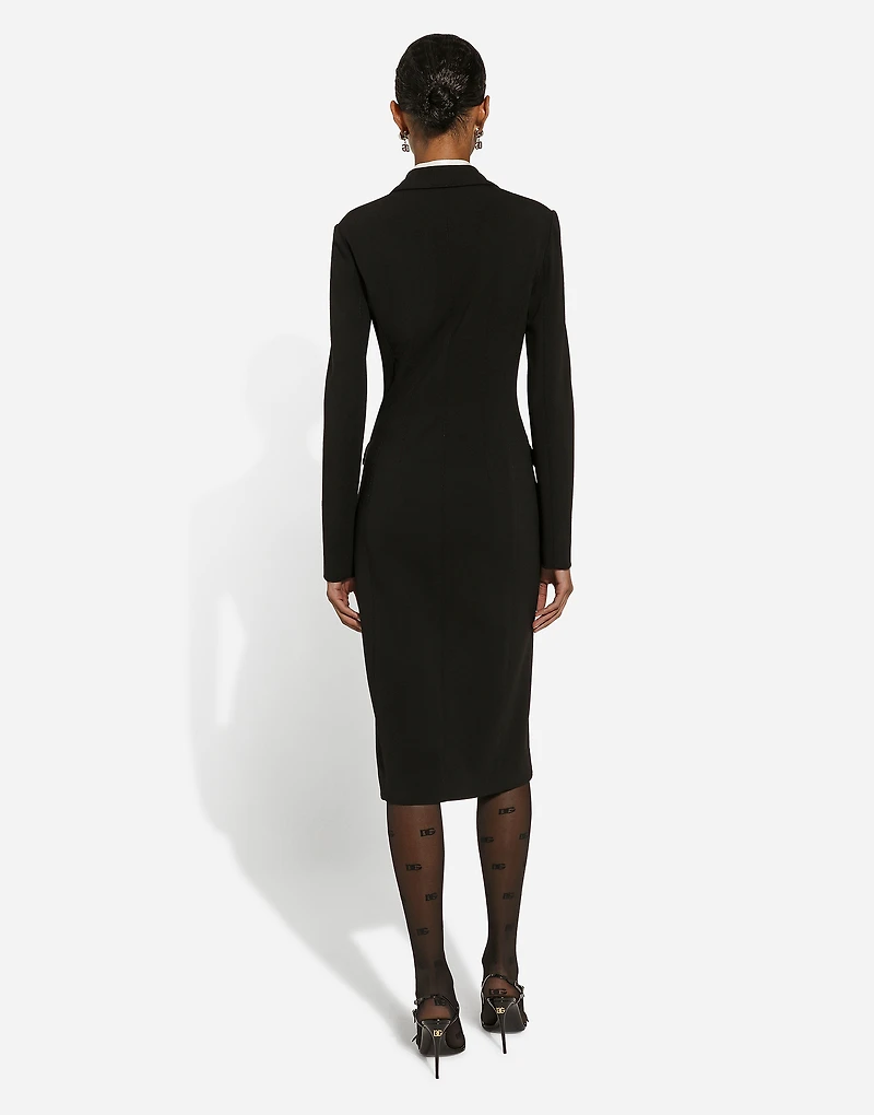 Jersey Milano rib coat