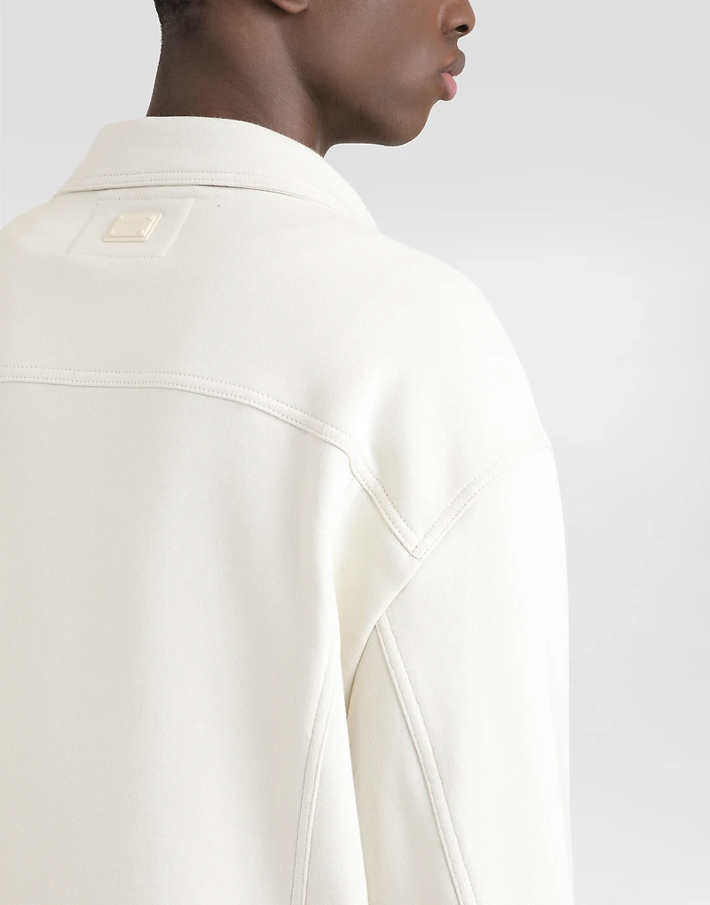 Cotton fleece jacket